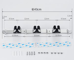 Accesorios sanitarios y accesorios <span class=keywords><strong>de</strong></span> baño, abrazadera <span class=keywords><strong>para</strong></span> fregona, soporte multifuncional <span class=keywords><strong>para</strong></span> fregona/escoba montado en la pared <span class=keywords><strong>para</strong></span> <span class=keywords><strong>el</strong></span> <span class=keywords><strong>hogar</strong></span>, nuevo listado - Product Image 6