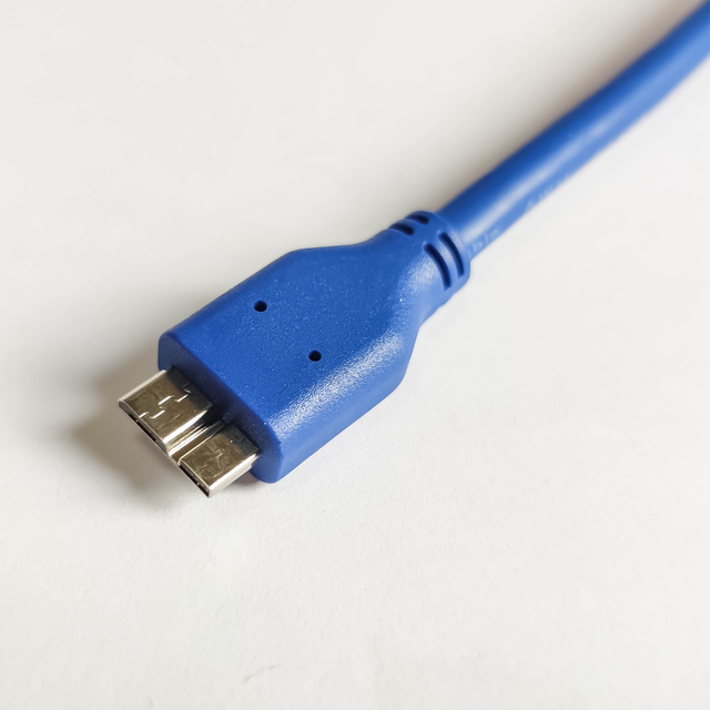 USB 3.0 Black Data Cable 50cm Length USB-A Male to Micro-USB with Foil Shielding