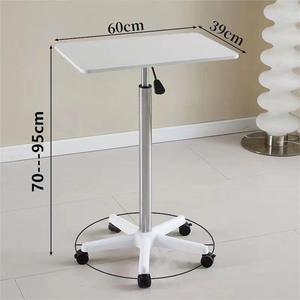 Table mobile moderne avec roulettes, réglable en hauteur, table de travail debout, table d'appoint, <span class=keywords><strong>bureau</strong></span> pour ordinateur portable - Product Image 4