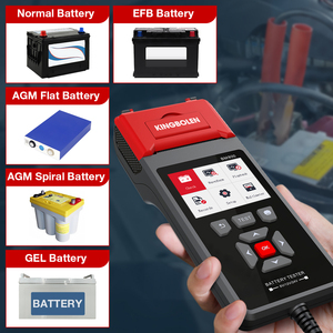 BM800 Autobatterie-<span class=keywords><strong>Tester</strong></span> mit Drucker 6V 12V 24V Batterie-Analysator Anlasstest & Ladetest - Product Image 5