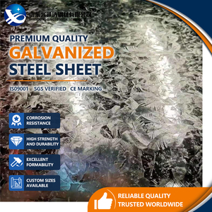 เหล็กแผ่นเคลือบสังกะสี ASTM A653 CS Type a Z180 G/sqm Skin Passed หนา 2.0 มม. กว้าง 900 มม. สำหรับผลิตประตู - Product Image 1