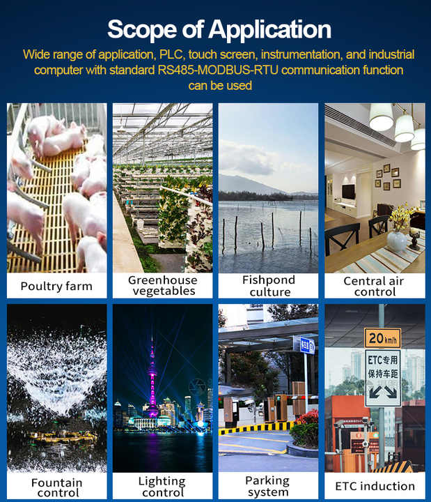 Huaqingjun 4-Channel Ethernet Relay Module Inputs Outputs Modules RJ45 Modbus TCP LAN IO Modules for PLC