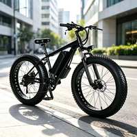 Bicicleta Eléctrica de Montaña de Alto Rendimiento con Motor de 48V 1000W y Llantas Gruesas de 26 Pulgadas, Suministro de Fábrica