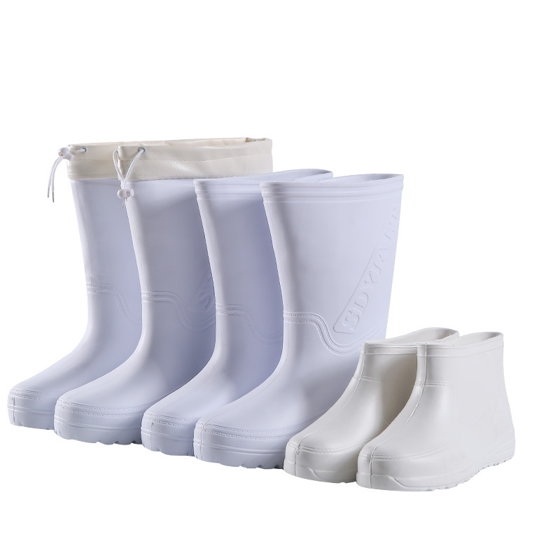 Bota De Lluvia Pvc Goma Color Blanca - Abete | Artículos de Goma y PVC |  Pisos y Revestimientos