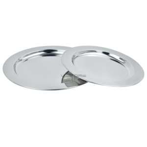 Vente flash : Assiettes <span class=keywords><strong>de</strong></span> service en métal argenté <span class=keywords><strong>de</strong></span> 30/35 cm, sous-assiettes <span class=keywords><strong>de</strong></span> mariage en acier inoxydable - Product Image 4