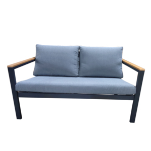 Moderno 4 piezas de aluminio al aire libre de madera jardín sofá Set Material de hierro para Patio Garden Hotel - Product Image 5