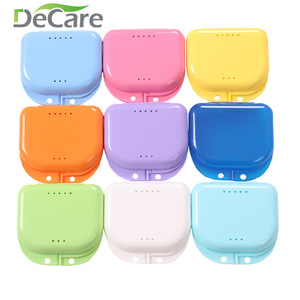 DeCare Denture <b>Case</b> Portable Plastic Storage Box With <b>Retainer</b> For Adult Oral Care - Product Image 1
