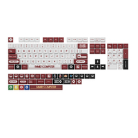 Ensemble de touches de clavier à rétroéclairage moulé Offre Spéciale de la russie, ensemble de touches de sublimation à colorant mx 129 gmk gk2 mars vert