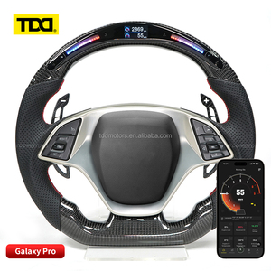 Volante Deportivo de Fibra de Carbono TDD LED para Chevrolet 2013 Caprice Captiva C7 Sedan Cama, Volante Deportivo Personalizado Original - Product Image 3