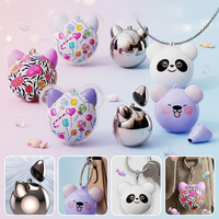 Mini écouteurs TWS avec cordon et motif de dessin animé mignon, étanches IPX-3, charge Type-C, 5 formes d'animaux