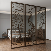 Paravent décoratif en maille métallique en acier inoxydable 304 de luxe moderne, panneau de séparation pour hall d'hôtel, design d'intérieur