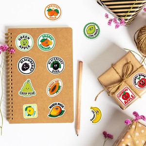 50 <span class=keywords><strong>Pegatinas</strong></span> Decorativas con Nombres de Frutas de Dibujos Animados para Decoración de Botellas, <span class=keywords><strong>Pegatinas</strong></span> Educativas para <span class=keywords><strong>Niños</strong></span> con Etiquetas de Frutas - Product Image 6