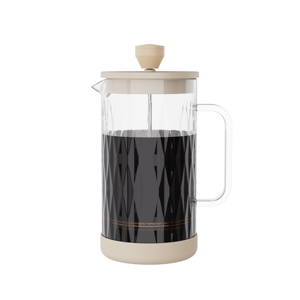 Cafetière à piston en acier inoxydable Emode Fashionable Style 34oz 1000ml avec piston et poignée en acier inoxydable - Product Image 4