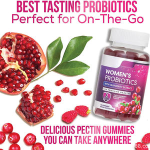 OEM Gummies probiotici femminili con vitamina biotina <span class=keywords><strong>2</strong></span> caramelle Per porzione Per la salute vaginale - Product Image 5