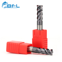 BFL-Fresa de extremo de carburo, Fresa de extremo de 4 flautas para molinos de extremo de carburo CNC de acero, 2, 3 y 4 flauta, molino de máquina de tungsteno