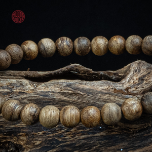 Bracelet élégant en bois d'agar pour femme, perles huileuses de 6 mm avec détail en jade Lu Thong, style 6, bijoux raffinés - Product Image 4