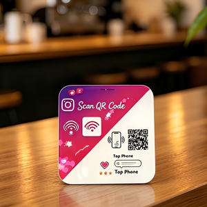 กา<span class=keywords><strong>ร</strong></span>์ด NFC <span class=keywords><strong>ร</strong></span>ีวิวแบบแตะ 13.56MHZ <span class=keywords><strong>ส</strong></span>ติ๊กเกอร์อัจฉริยะพิมพ์ลายตาม<span class=keywords><strong>ส</strong></span>ั่ง <span class=keywords><strong>ส</strong></span>ำห<span class=keywords><strong>ร</strong></span>ับ<span class=keywords><strong>ร</strong></span>้านอาหาร ให้ข้อเสนอแนะทันทีและเพิ่มคะแนน 5 <span class=keywords><strong>ดาว</strong></span> - Product Image 1