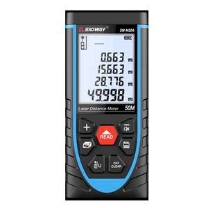 Shendawei telemetro Laser palmare ad alta precisione 50.7m di ingegneria 100 righello elettronico di misurazione a infrarossi - Product Image 5