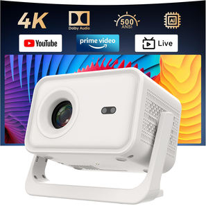 Proyector LED Inteligente P21 con las Mejores <span class=keywords><strong>Reseñas</strong></span>, 1080P, 500 ANSI Lúmenes, Android 13, Enfoque Automático, 4K, LCD, Cine en Casa, 3D, HiFi Estéreo, Tiro Corto - Product Image 2