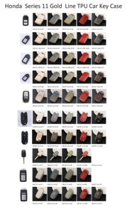 Échantillon gratuit pour Honda PCX 150 porte-clés de voiture étui en cuir accessoires de clé pour X-ADV hybride SH125 SH300 Forza 125 2 boutons - Product Image 3