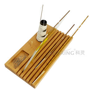 Kearing nuevo Real <span class=keywords><strong>de</strong></span> <span class=keywords><strong>madera</strong></span> <span class=keywords><strong>de</strong></span> haya <span class=keywords><strong>de</strong></span> Patchwork <span class=keywords><strong>de</strong></span> diseño gobernante hilos Display Rack # KWR612 - Product Image 2