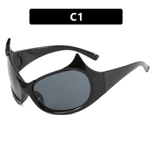 แว่นกันแดดฮิปฮอปดีไซน์สร้างสรรค์ตลกๆ สั่งทำได้ ขายดี แว่นกันแดดส่วนตัว ป้องกันแสงแดด - Product Image 6