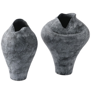 <span class=keywords><strong>Jarrones</strong></span> de Cerámica de Porcelana Blanca Mate Moderna y Sencilla al por Mayor, Abstractos, Hechos a Mano, Herméticos, Creativos, Artísticos, Geométricos, para Flores - Product Image 4