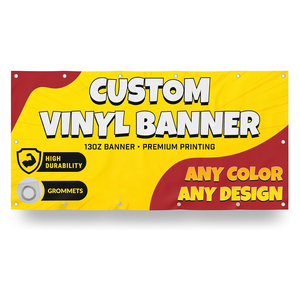 Tùy Biến Ngoài Trời Không Thấm Nước Tốt Nhất Bán Phản Quang Lớn Tường PVC Vinyl Flexi Biểu Ngữ Tấm 13Oz Vinyl Áp phích Biểu Ngữ Matte - Product Image 1