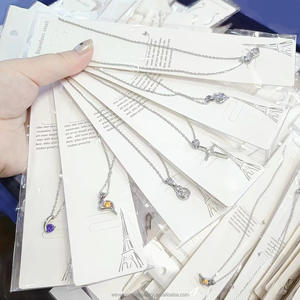 महिलाओं के लिए थोक स्टेनलेस स्टील ज्यामितीय हार फैशनेबल टाइटेनियम स्टील चेन कारखाने सस्ते गहने - Product Image 4