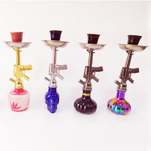 Juego de Mini <span class=keywords><strong>cachimba</strong></span> <span class=keywords><strong>pequeña</strong></span>, pistola <span class=keywords><strong>barata</strong></span> AK 47, modelo Shisha Hookah - Product Image 1