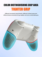 Control de Juego Inalámbrico Gamegaga X9, Joystick RGB, Gamepad para Android, IOS, NS, PC, Juegos Móviles