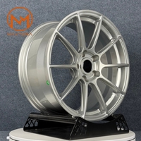Jantes de voiture de tourisme Maxtera forgées sur mesure en argent style SM-10RS pour BMW Porsche Audi Golf Corvette Civic TypeR S2000, jantes en alliage
