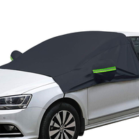 Logo personnalisé et taille universelle pare-soleil de voiture couverture de neige imperméable pliable pare-brise de voiture pour la neige gel protection solaire