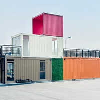 Maison préfabriquée modulaire en conteneur, cabane portable pour maison d'hôtes résidentielle