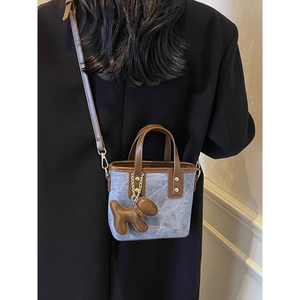 Nouveauté 2025 – Sacs seau petits et populaires, sacs de créateur portables en cuir PU, sacs fourre-tout de luxe pour femmes, sacs à bandoulière pour dames, sacs à main pour filles - Product Image 5