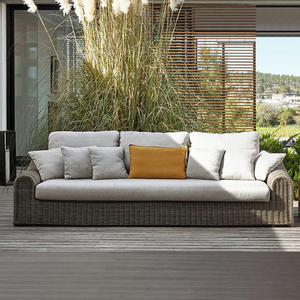 Italienisches Design Outdoor-Gartensofas Patio-Lounge-Sets aus Rattan und Korbgeflecht mit <span class=keywords><strong>Sofa</strong></span>, Stuhl und Tisch für Poolbereiche – Alibaba Lieferant und Hersteller - Product Image 4