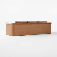 Amerikanische Luxus-Sofagarnitur in modernem Design für Wohnzimmer, Sessel, Innenmöbel, Samtsofa in Kamelbraun