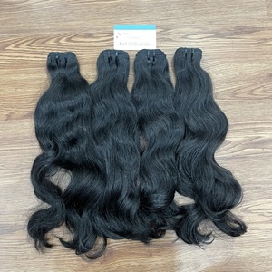 Prêt à Expédier Cheveux Humains Non Traités de Haute Qualité, Fournisseurs de Paquets de Cheveux Bruts Ondulés Noirs Profondes - Product Image 5