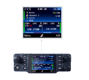 Radio Mobile DMR LTE CDR700UV 40/50W con Crittografia AES256, Resistente all'Acqua IP54/IPX4, Raggio di Comunicazione 5km - Product Image 1