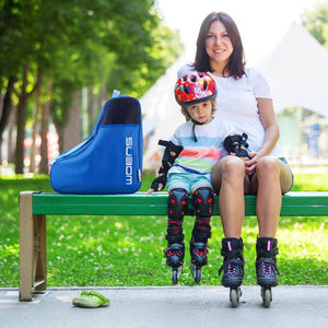 <span class=keywords><strong>Bolsa</strong></span> para <span class=keywords><strong>patines</strong></span> de ruedas de propósito especial para un almacenamiento conveniente de <span class=keywords><strong>patines</strong></span> en línea y rodilleras - Product Image 6