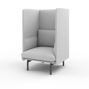 Salle d'attente de luxe salle de réunion canapé haute cloison arrière insonorisé salon de réception privée canapé de bureau - Product Image 2