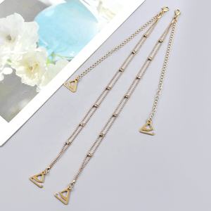 HJR-201时尚双链内衣肩带细链文胸水钻结婚带妇女 - Product Image 6