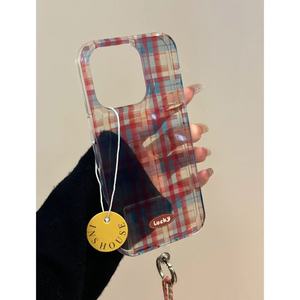 <span class=keywords><strong>Collier</strong></span> étoile à carreaux semi-transparents Ins de style coréen pour <span class=keywords><strong>iPhone</strong></span> 16 <span class=keywords><strong>Pro</strong></span> <span class=keywords><strong>Max</strong></span> Cover Apple 15 14 <span class=keywords><strong>13</strong></span> 12 Plus coques de téléphone filles - Product Image 3