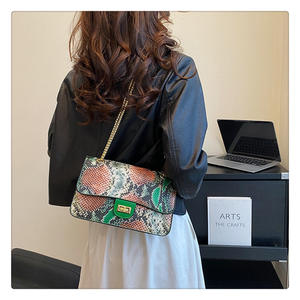 Bolso de sillín para mujer más vendido 2025 nueva moda Color colisión empalme solo hombro bandolera para mujer - Product Image 2