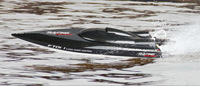 FT011 Lancha RC Grande sin Escobillas de Alta Velocidad, 50KM/H, Refrigerada por Agua, Antivuelco, Modelo de Lancha Eléctrica de Carreras
