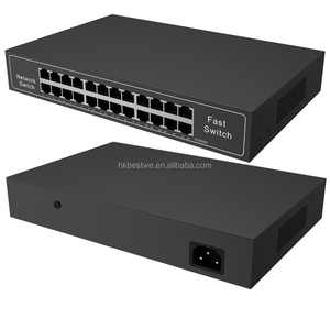 สวิตช์แลนประสิทธิภาพสูง 24FE 24 พอร์ต 100Mbps แบบติดตั้งบนแร็ค สวิตช์อีเธอร์เน็ตแบบไม่ต้องจัดการ - Product Image 1