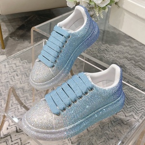 Zapatos Casuales de Suela Gruesa de Cristal MQ de Alta Calidad, Zapatos Deportivos de Lujo para Mujer, Zapatos de Tenis Ligeros para Exteriores - Product Image 1