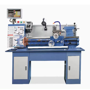 Dễ Dàng Hoạt Động Độ Chính Xác Cao Đầu Bánh Động Cơ Băng Ghế Dự Bị Mini Máy Tiện Kim Loại Chuyển Công Cụ Của Nhãn Hiệu Máy Tiện Máy - Product Image 5