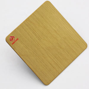 0,3 Mm escaleras techo latón bronce dorado 304 0,5 Mm 1000*2000Mm No4 rayita Malasia oro Placa de hoja de acero inoxidable - Product Image 3