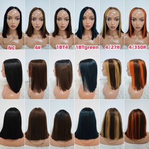 Promotion 49$ Letsfly Kim K Perruques Bob avec closure en dentelle 2x6, ultra-lisses, 12 pouces, 12A 1BTgreen, cheveux humains naturels, vente en gros à prix abordable - Product Image 3